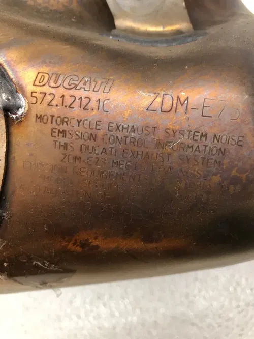 OEM 2021 2022 2023 Ducati Monster 937 Silencer Pipe Exhaust Muffler
