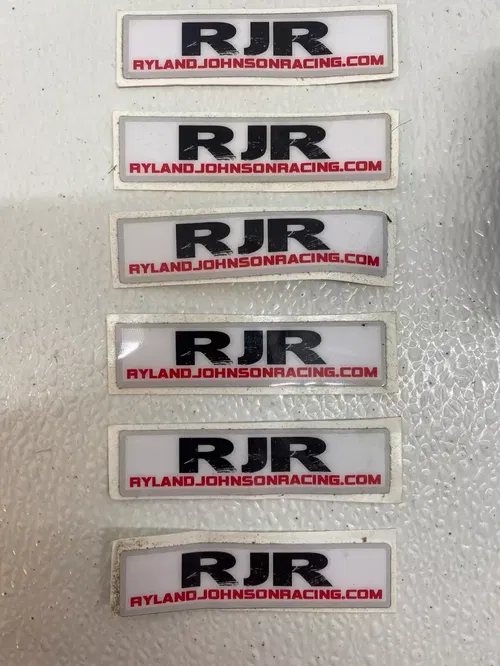 NEW RYLAND JOHNSON RACING RJR YAMAHA RAPTOR 125 250 FOOT PEGS HEEL GUARDS