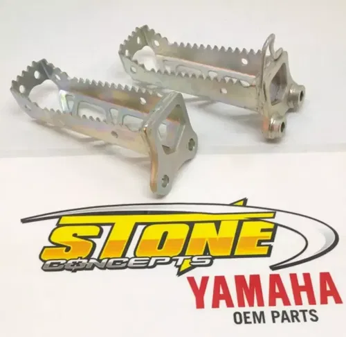 New Yamaha YFZ450R YFZ450X Foot Pegs 2009-2025 OEM 09-25 YFZ 450R Left & Right