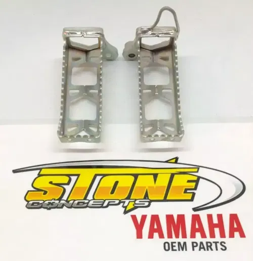 New Yamaha YFZ450R YFZ450X Foot Pegs 2009-2025 OEM 09-25 YFZ 450R Left & Right