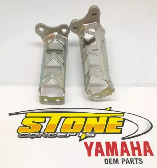 New Yamaha YFZ450R YFZ450X Foot Pegs 2009-2025 OEM 09-25 YFZ 450R Left & Right