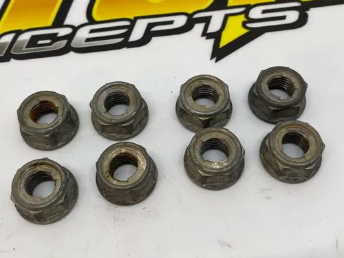 HONDA ATV TRX450ER TRX450R 450ER 450R TRX250R 250R WHEEL HUB LUG NUTS (8) FLAT B