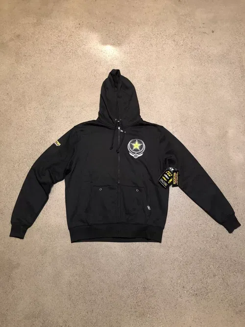 Factory Effex Rockstar Imperial Zip-Up HOODIE HOODED SWEATSHIRT MEDIUM M BLACK