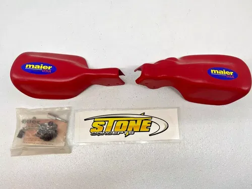Maier Red Handguards 1988-1999 Kawasaki KLF200 Bayou 200 59482