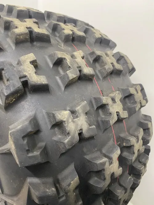 REAR BEADLOCK 9" WHEELS GBC XC TIRES YAMAHA YFZ450R BANSHEE RAPTOR 20X11X9
