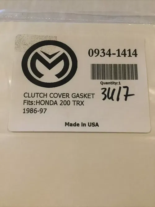 NEW! MOOSE RACING ATV CLUTCH COVER GASKET 1986-1997 86-97 HONDA TRX200 FOURTRAX