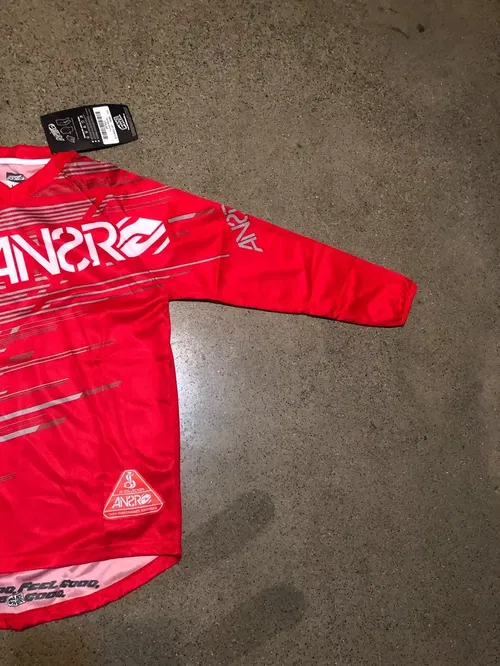 ANSR ANSWER RUSH JERSEY RED WHITE YL YOUTH LARGE