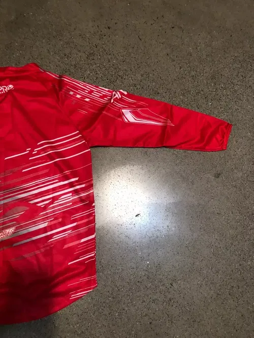 ANSR ANSWER RUSH JERSEY RED WHITE YL YOUTH LARGE