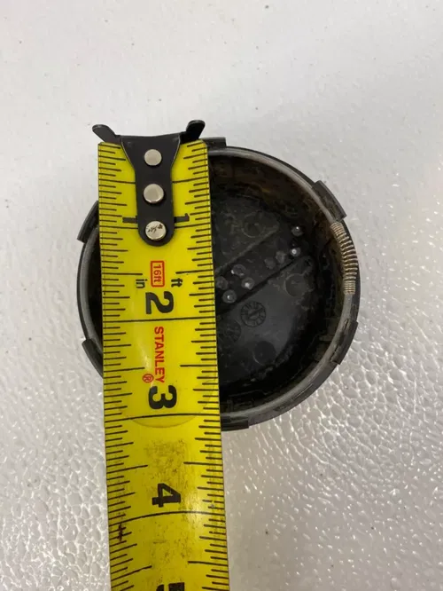 U Raceline Matte Black Front Rear Wheel Center Cap Hub Cover 3" Polaris Can-Am