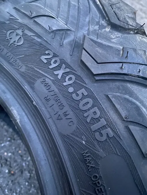 2-Maxxis Carnivore Radial Tires Honda Talon 29x9.5-15 29x9.5x15 29-9.5-15 UTV