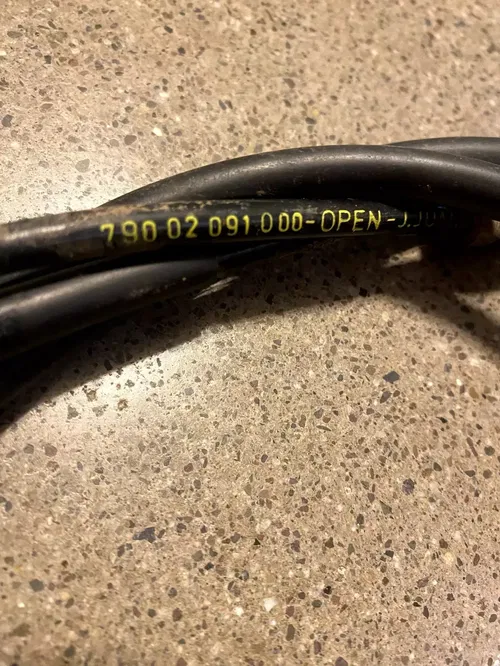 OEM KTM 250 SX-F TWIST THROTTLE HANDLE GRIP CABLE WIRE 350 450 500 EXC SXF XCF