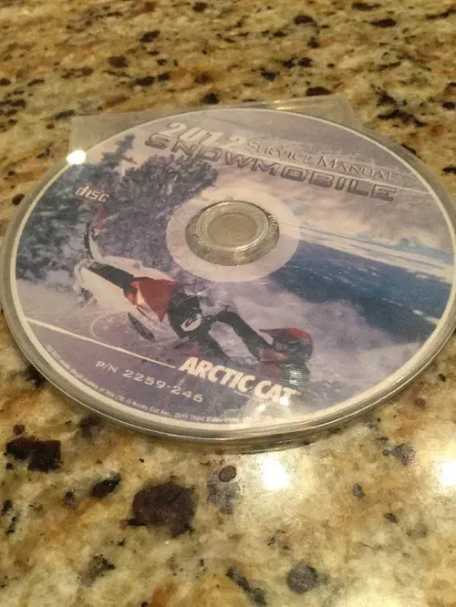 ARCTIC CAT 2012 '12 SNOWMOBILE SERVICE REPAIR OWNER'S MANUAL CD ENGLISH 2259-246
