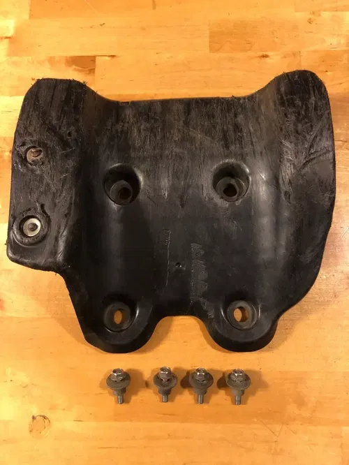 OEM Yamaha 2009-2025 YFZ450R YFZ450X Rear Swingarm Skid Plate Guard w/ Bolts