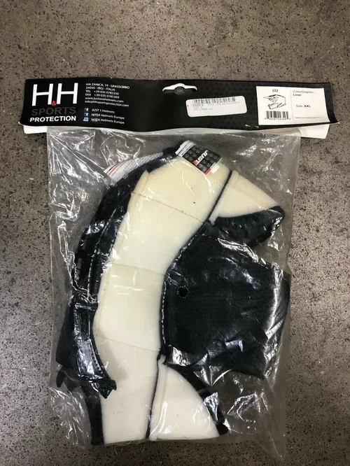 JUST1 J32 HELMET TOP CAP LINER LINING INTERNAL CENTRAL PAD PADDING 2XL XXL