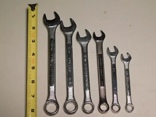 FULLER COMBINATION WRENCHES 12 POINT SAE 3/8" 7/16" 1/2" 9/16" 5/8" 11/16" SET 6
