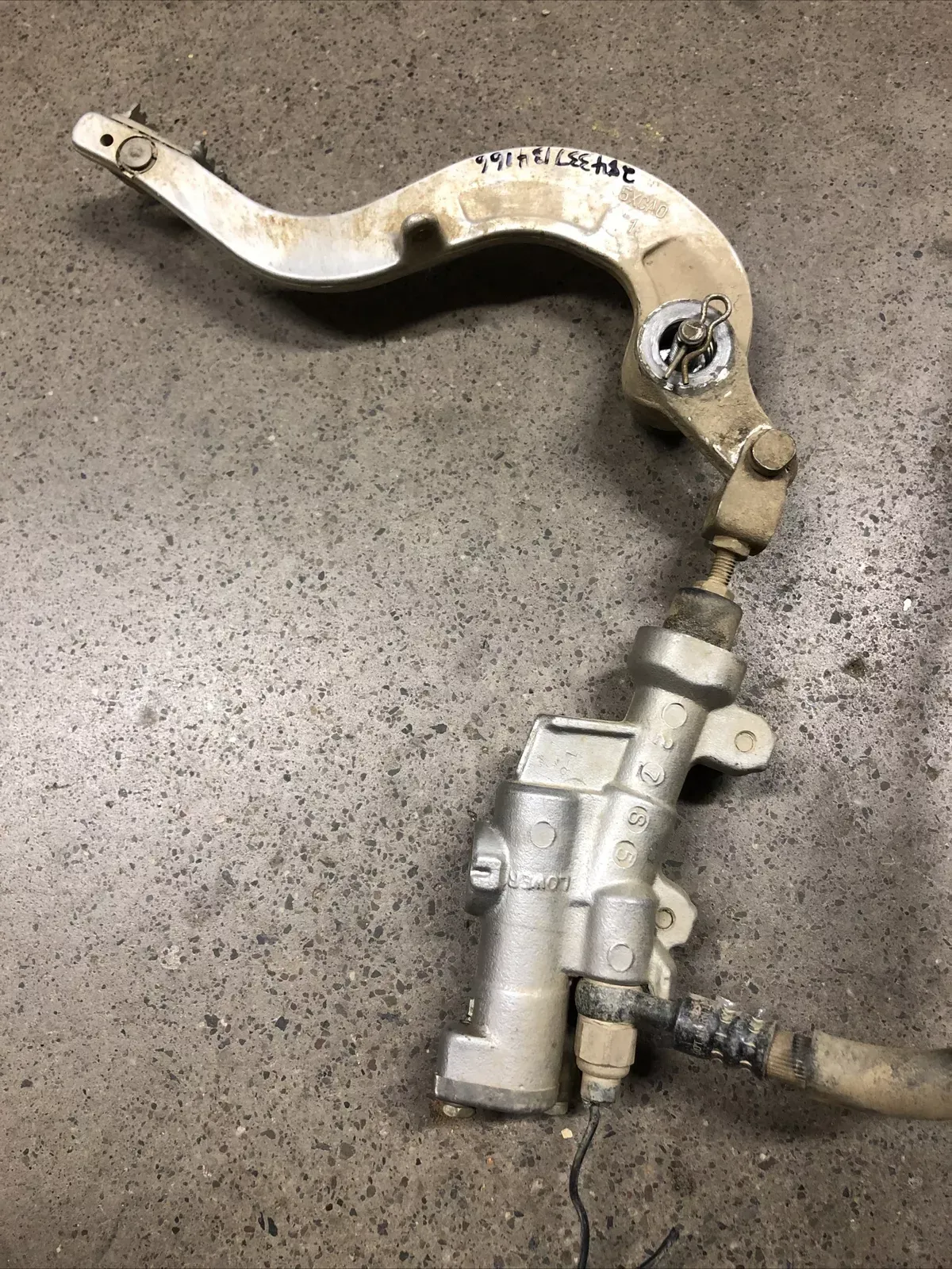 OEM Yamaha 2009 YZ250F Rear Brake Caliper Master Cylinder Lever Pedal 09 YZ 250F