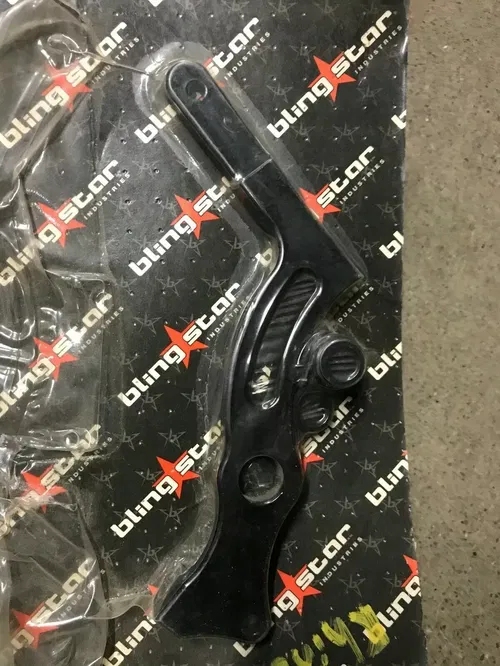 BLINGSTAR BILLET GAS PEDAL BRAKE SET YAMAHA RHINO 450 660 700 ALL YEARS