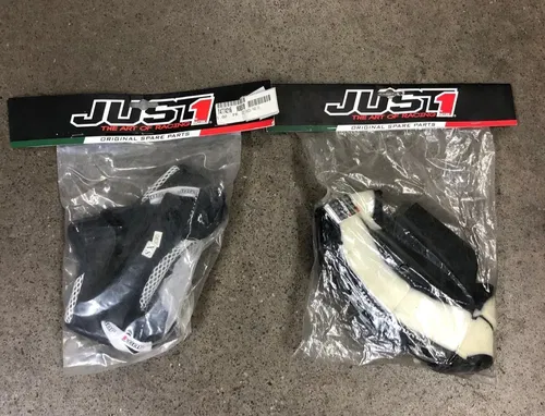 JUST1 J32 HELMET CHEEK PADS CAP LINER INTERNAL CENTRAL PADDING EXTRA SMALL XS