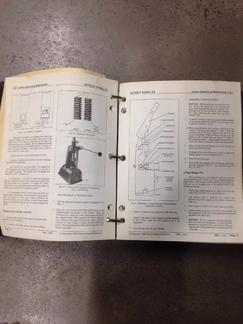 DETROIT DIESEL ENGINES SERIES 53 SUPPORT MAINTENANCE MANUAL NSN 2815-01-295-7458