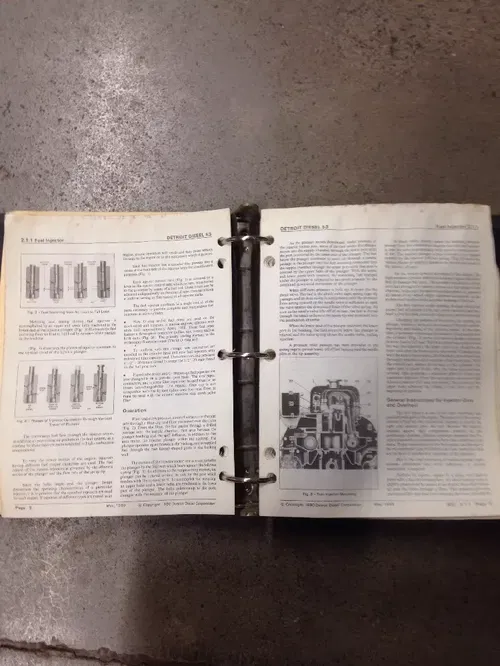 DETROIT DIESEL ENGINES SERIES 53 SUPPORT MAINTENANCE MANUAL NSN 2815-01-295-7458
