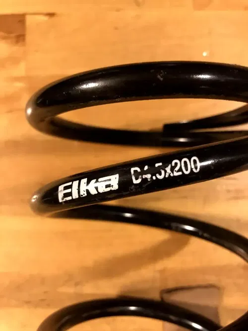 ELKA SHOCK SPRING 8" L 3.75" ID 252 LBS POLARIS RZR YXZ X3 1000 MAVERICK YAMAHA