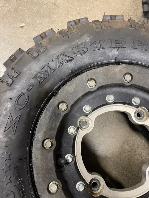 FRONT HIPER BEADLOCK WHEELS & TIRES TECH 3 10X5 4/1 HONDA TRX 450R 250R LTR450