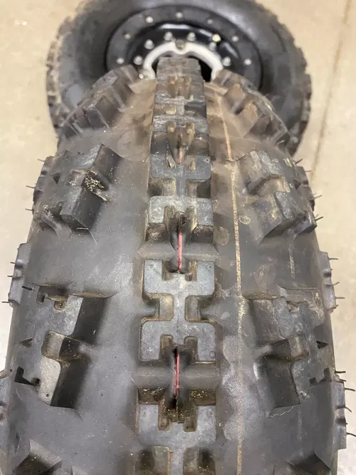 FRONT HIPER BEADLOCK WHEELS & TIRES TECH 3 10X5 4/1 HONDA TRX 450R 250R LTR450