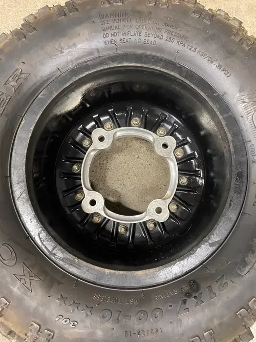 FRONT HIPER BEADLOCK WHEELS & TIRES TECH 3 10X5 4/1 HONDA TRX 450R 250R LTR450