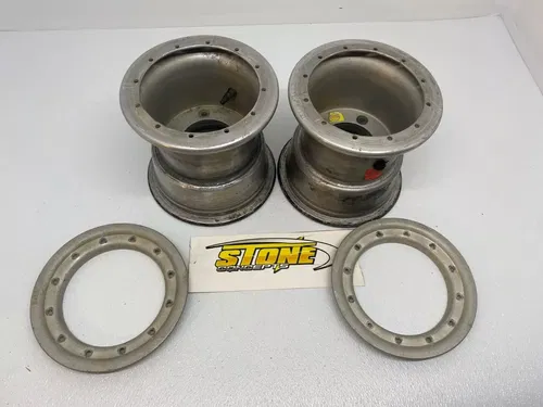 Douglas DWT 8" Rear Beadlock Wheels 3+5 Offset Honda Suzuki Kawasaki 4/110 8x8