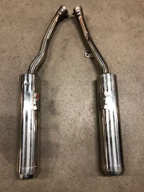 OEM Kawasaki Ninja ZX-14 ZX14 ZX1400 Exhaust Pipe Mufflers Silencers Left Right