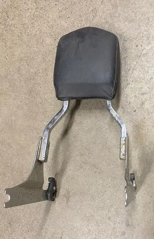 HARLEY DAVIDSON SISSY BAR BACKREST PAD PASSENGER SEAT REMOVABLE QUICK RELEASE