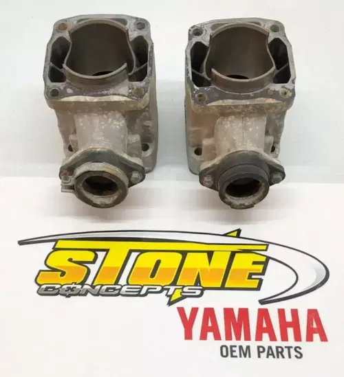 OEM Yamaha Exciter II Snowmobile Stock Cylinder Jug Barrel Set (2) 88R00 73MM