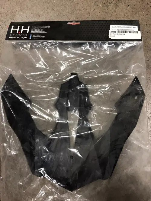 JUST1 J14 REPLACEMENT HELMET PEAK VISOR SOLID BLACK MATTE MOTORCYCLE DIRT BIKE