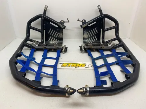 ALBA RACING SUZUKI LTR450 NERF BARS HEEL GUARDS ATV LTR 450 2006 2007 2008 2009