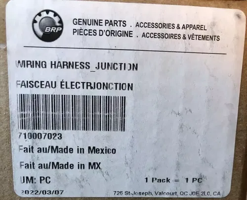 OEM CAN-AM MAVERICK X3 TURBO RR XRC 21-23 WIRE WIRING HARNESS JUNCTION 710007023