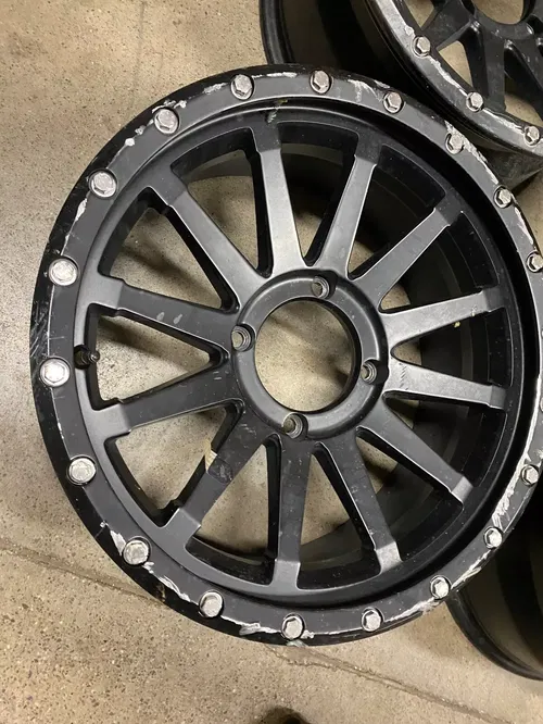 CAN AM X3 MAVERICK 1000 RACELINE 17X7 FRONT REAR WHEEL SET 4/137 5:2