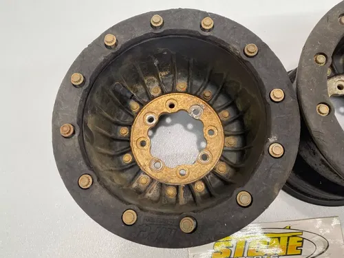 Rear Hiper Beadlock Wheels Tech 3 10" Diameter Honda TRX 450R 300EX 250R LTR450