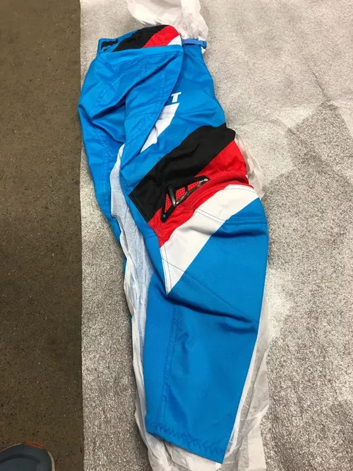 SHIFT RACING PANTS SIZE 26 BLUE YOUTH WHIT3 TARMAC ATV MX OFF-ROAD 450R YZ