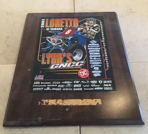 ROLL DESIGN BANSHEE YFZ350 YAMAHA ATV MX AMA GNCC RACING PLAQUE AWARD LAEGER'S