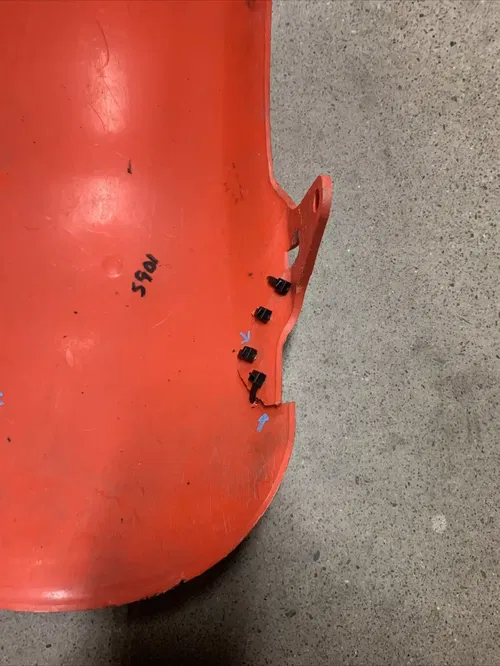 HONDA ATC70 ATC 70 REAR FRONT FENDERS PLASTIC FAIRING COWL MUD GUARD 1974