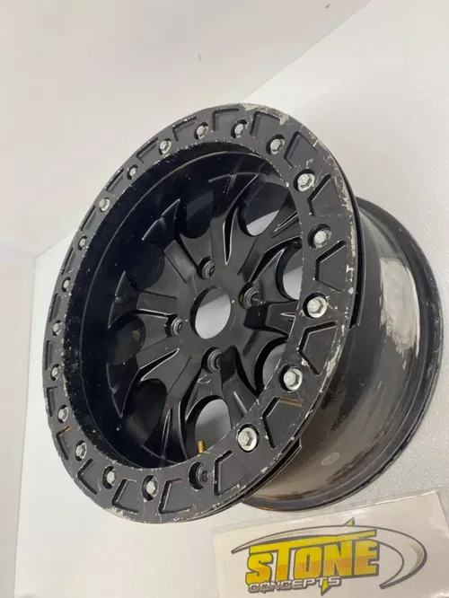 15x7 4/110 4+3 15" GMZ GUNSLINGER Beadlock Wheel YAMAHA YXZ1000 RHINO REPAIRED