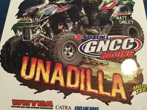 POLARIS PREDATOR ATV GNCC RACING PLAQUE AWARD LAEGER'S MATT SMILEY  ROLL DESIGN