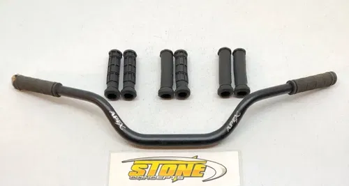 ATV HANDLEBARS BLACK 1 1/8" FATBARS FAT HANDLE BARS MINI QUAD HONDA APEX DRR
