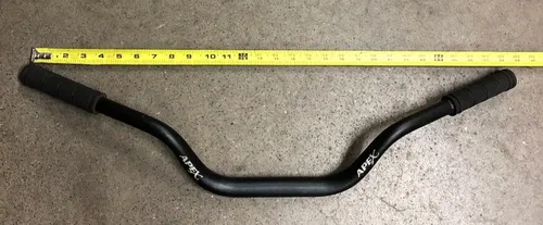 ATV HANDLEBARS BLACK 1 1/8" FATBARS FAT HANDLE BARS MINI QUAD HONDA APEX DRR