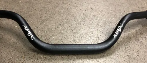 ATV HANDLEBARS BLACK 1 1/8" FATBARS FAT HANDLE BARS MINI QUAD HONDA APEX DRR
