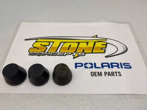 (Set of 3) 09-21 POLARIS RZR 170 OEM REAR WHEEL HUB CAP COVER RUBBER DUST CAPS