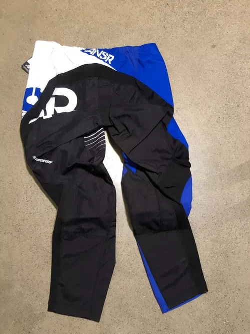 ANSR ANSWER A15 SYNC PANTS SYNCRON RACING BLUE ADULT MENS SIZE 38