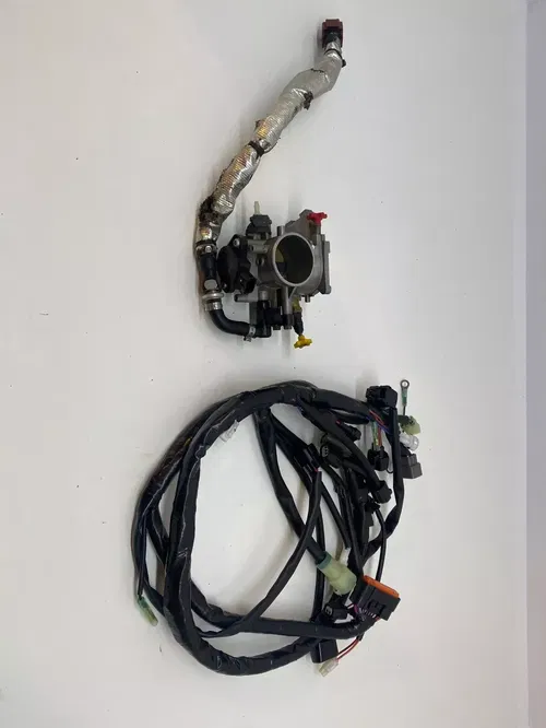 KTM THROTTLE BODY FOR YAMAHA 2014-2024 YFZ450R PAUL TURNER RACE CUT WIRE HARNESS