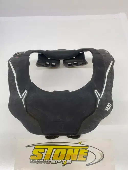 B - Leatt 6.5 Carbon Neck Brace GPX Motocross Dirt Bike Offroad Adult ATV UTV