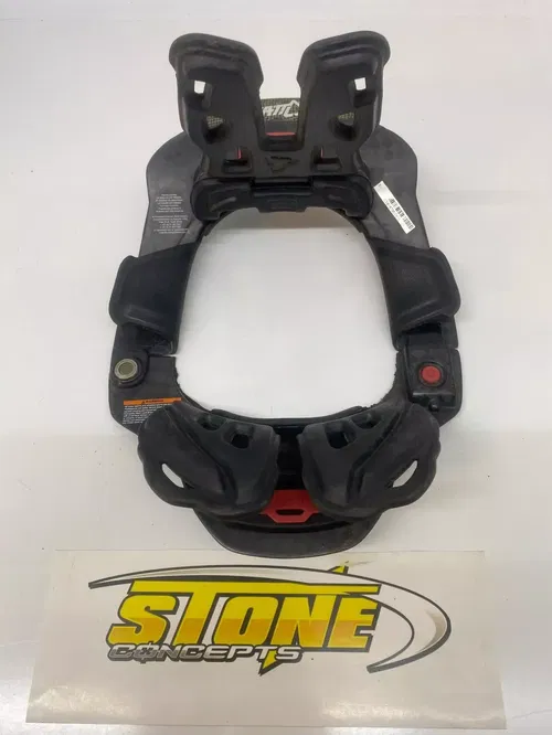 B - Leatt 6.5 Carbon Neck Brace GPX Motocross Dirt Bike Offroad Adult ATV UTV
